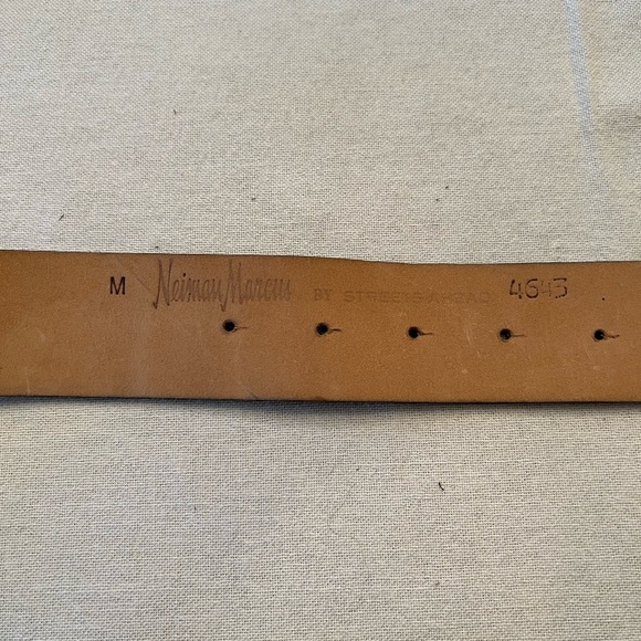 Neiman Marcus Genuine Coral Buckle Belt main image 4